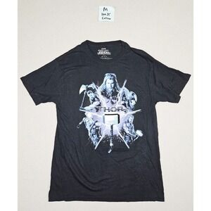 Marvel Studios Thor Love and Thunder Graphic T-Shirt Men's Medium Black Crew Nec